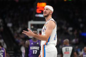 场均5.7分2.4板！雷霆客场挑战开拓者 卡鲁索因大腿伤势缺阵